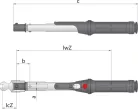 Nyomatékkulcs TORCOFIX Z 22 250-850 Nm (GEDORE 4485-01)