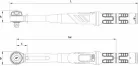 Nyomatékkulcs DREMASTER K 1/2",  20-100Nm (GEDORE DMK 100)