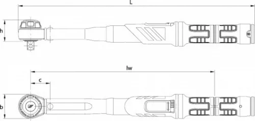 Nyomatékkulcs DREMASTER K 1/2",  20-100Nm (GEDORE DMK 100)