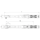 Nyomatékkulcs DREMASTER UK 1/2" 40-200 Nm (GEDORE DMUK 200)