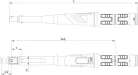 Nyomatékkulcs DREMASTER Z 16, 20-100 Nm (GEDORE DMZ 100)