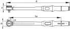 Nyomatékkulcs TORCOFIX K 1/2" 20-100 Nm (GEDORE TF-K100)