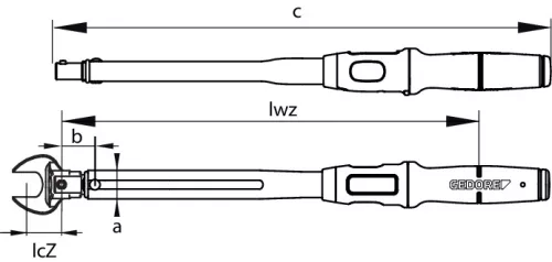 Nyomatékkulcs TORCOFIX Z 16 80-400 Nm (GEDORE TF-Z400)