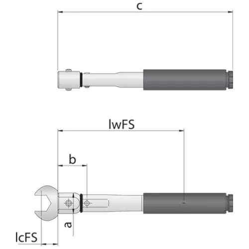 Nyomatékkulcs TORCOFIX FS 9x12 17-85 Nm (GEDORE 4150-85 OHNE FEST)
