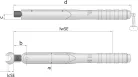 Nyomatékkulcs DREMOMETER C-SE 14x18 80-400 Nm (GEDORE 8482-01)