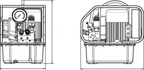 Elektromos tápegység hidraulikus nyomatékkulcshoz (WREN Hydraulic KLW4010)